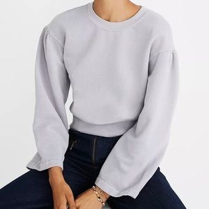 Madewell x Karen Walker® Garment-Dyed Sweatshirt SZ Small in Purple